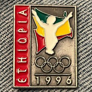 Ethiopia Atlanta 1996 National Olympic Committee NOC Pin